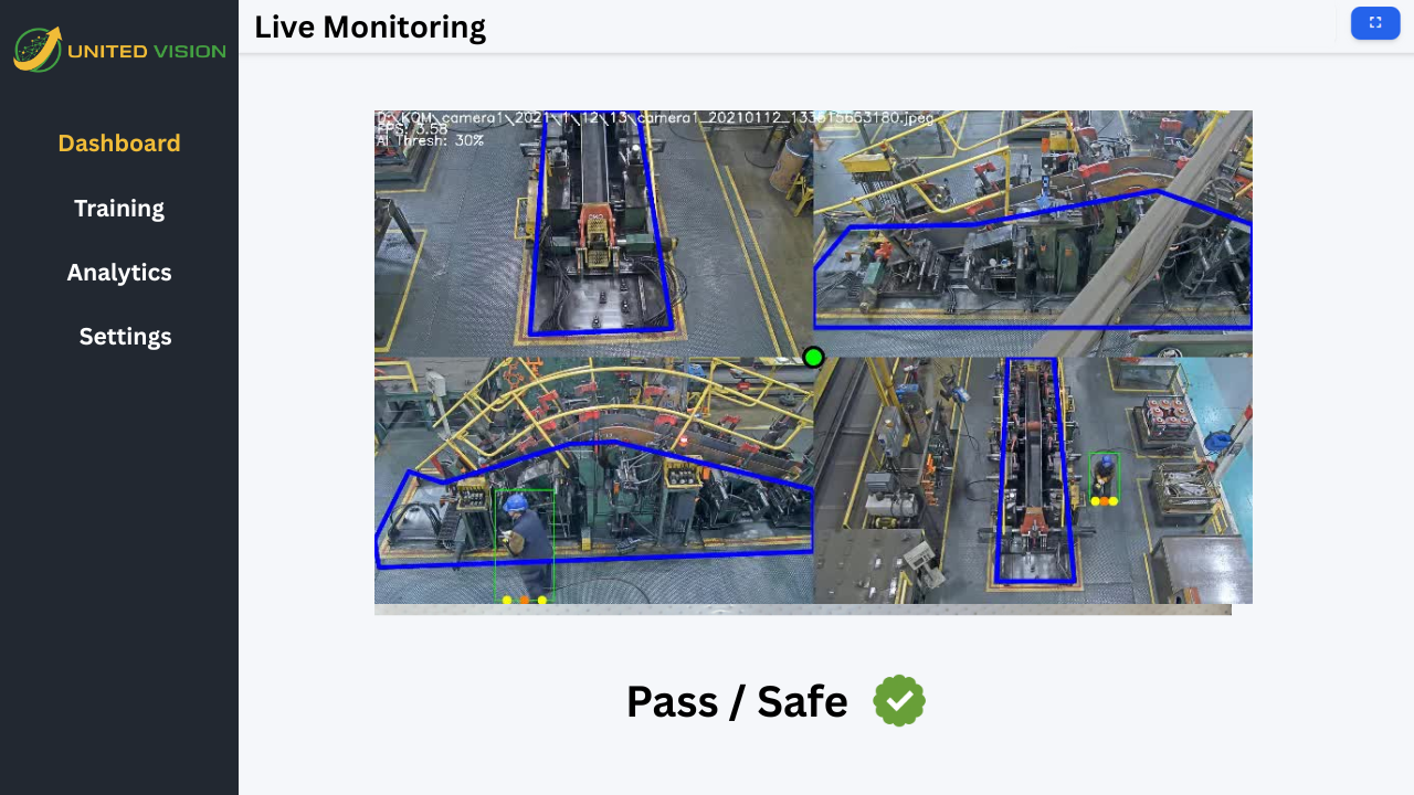 Real-time detection on the plant floor